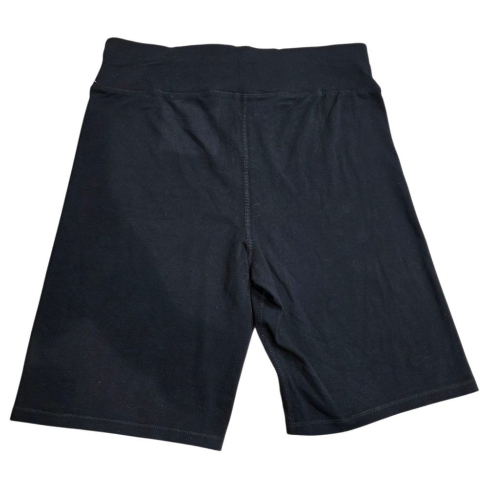 Cuddl Duds Women's Black Cottonwear Biker Stretch Shorts, Size Medium - Picture 3 of 8